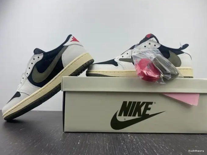 Kicktheory Olive x Air Travis OG Low 1 Scott WMNS Jordan DZ4137-106 0605